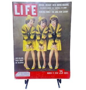 LIFE Magazine March 17 1958 McGuire Sisters Cover Vintage Original Issue